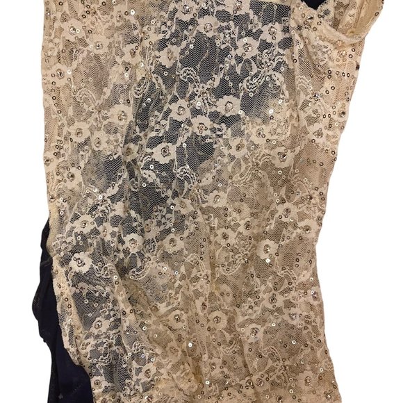 Reverence White & Blue Dance Dress Like New Condition - Picture 6 of 12